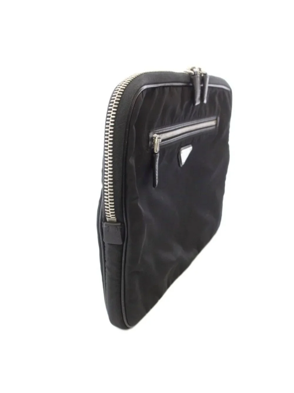 Prada Nylon Laptop Case Clutch PC Black TK
